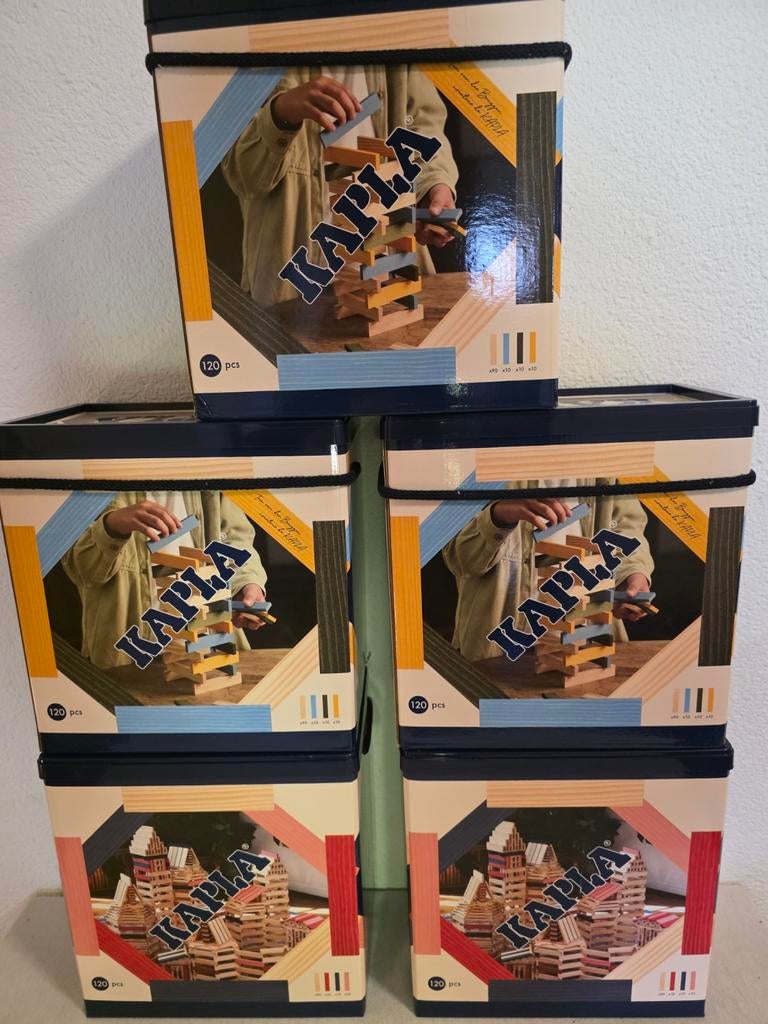Kapla Ton 120 pcs  **NIEUW**, Kinderen en Baby's, Speelgoed | Houten speelgoed, Ophalen of Verzenden, Nieuw, Overige typen