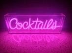 Cocktail reclamebord led neon, Ophalen of Verzenden, Nieuw, Lichtbak of (neon) lamp