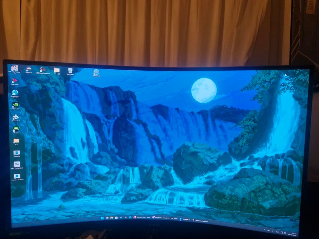 Samsung Odyssey G7 32 inch 1440p 240hz QLED, Computers en Software, Monitoren, Gaming, Curved, Zo goed als nieuw, Samsung