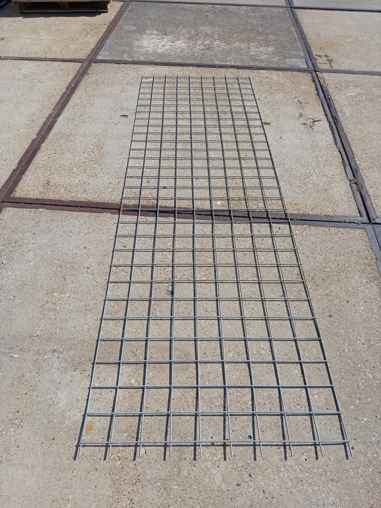 Betongaas matten, ongeveer 100 stuks  maas 9,5 cm, 290x90 cm, Verzenden, Gebruikt, Minder dan 10 meter, Gaas