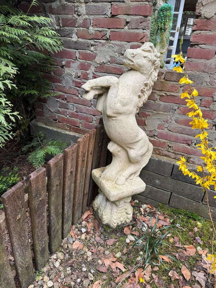 Partij tuinbeelden (steen/beton) – klassiek – ophalen, Tuin en Terras, Tuinbeelden, Gebruikt, Overige typen, Beton, Ophalen