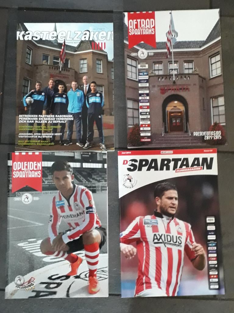 Sparta bladen 4 verschillende, Boeken, Ophalen of Verzenden, Gelezen