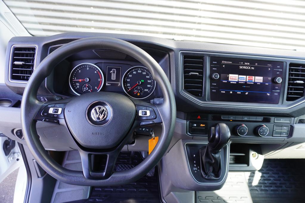 Volkswagen Crafter 140pk Automaat L3H3/L2H2 LED Navigatie Tr, Stof, Zwart, 4 cilinders, Volkswagen