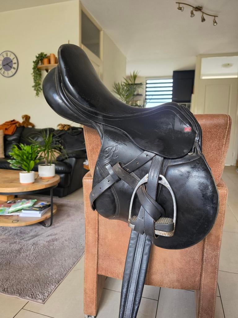 Rossner Amerika springzadel, 18 inch, medium boom, Dieren en Toebehoren, Ophalen of Verzenden, Springen