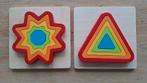 Houten Vormen Puzzels Playtive, 2 tot 4 jaar, Ophalen of Verzenden, Zo goed als nieuw, Van hout