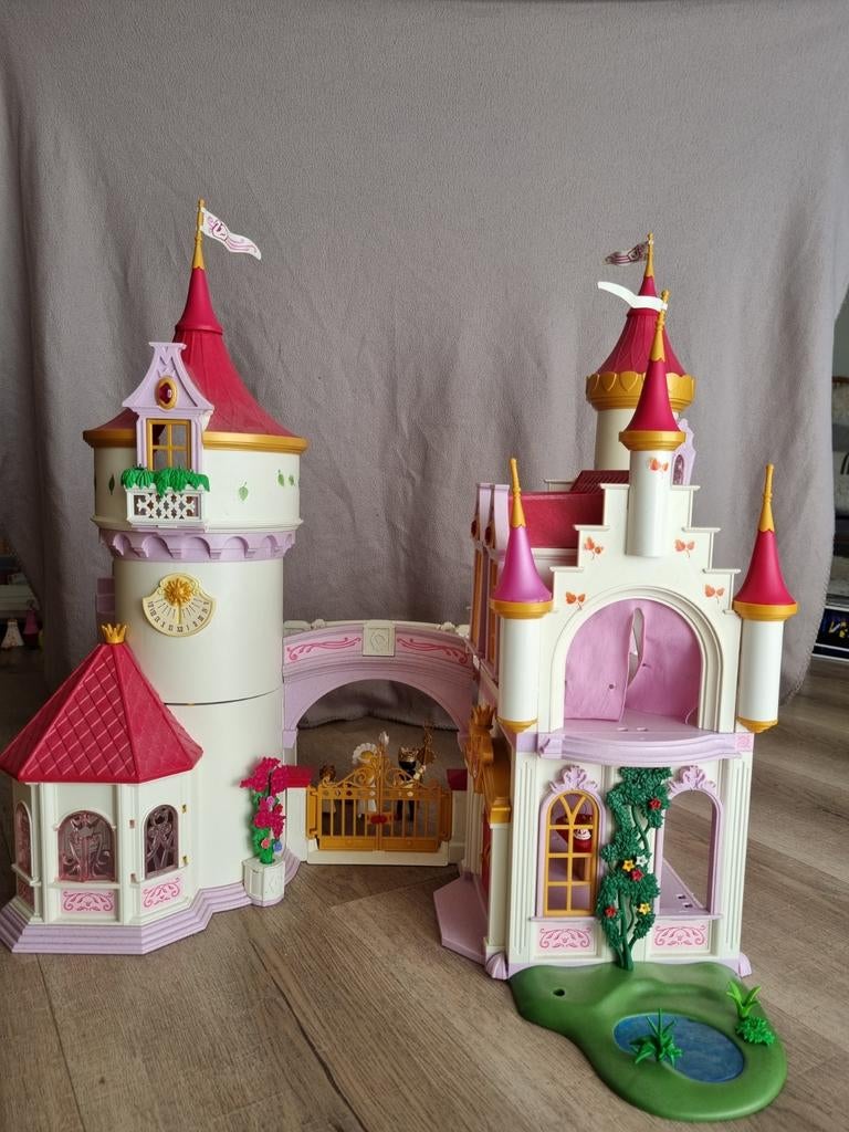Playmobil prinsessen kasteel, Kinderen en Baby's, Speelgoed | Playmobil, Ophalen of Verzenden, Zo goed als nieuw, Complete set