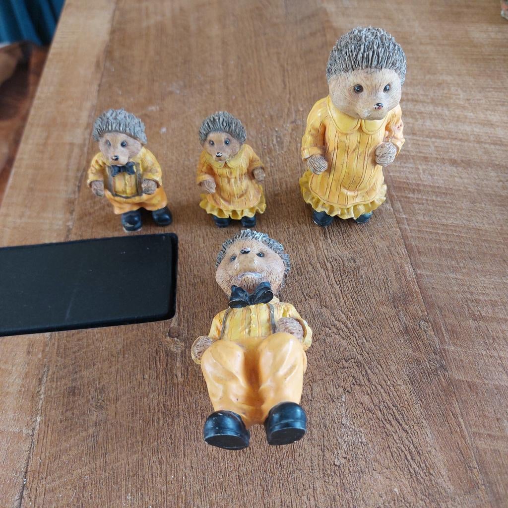 Gele egel figuren, Ophalen of Verzenden, Zo goed als nieuw