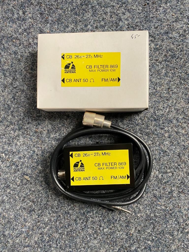 27mc CB Filter 869 (26.6-27.5 MHz, 10W), Telecommunicatie, Scanners, Ophalen of Verzenden, Nieuw