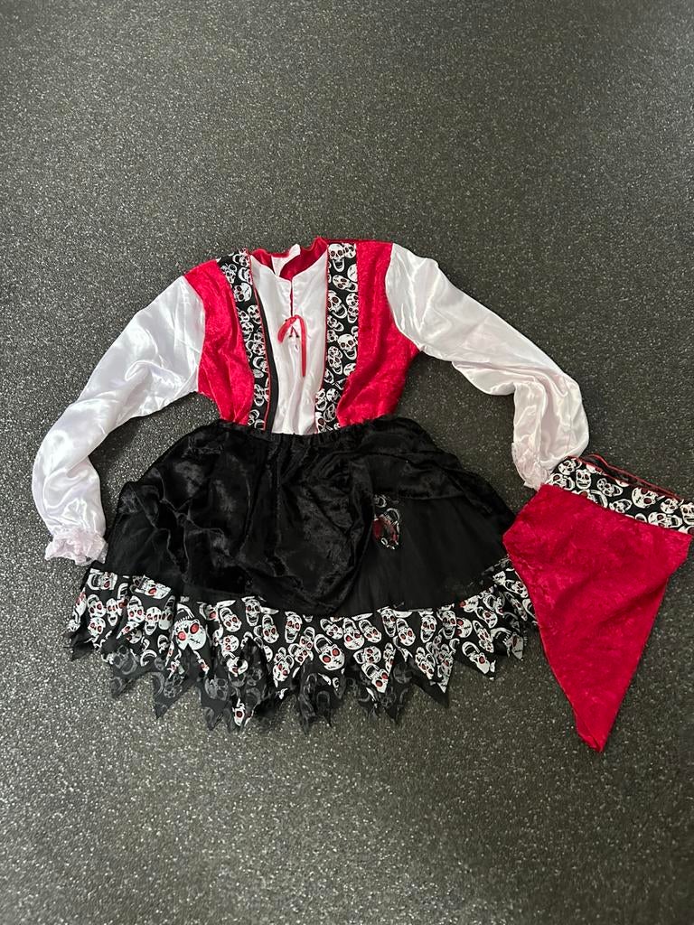 Piraten pak dames maat XS ( 34/36 ), Ophalen of Verzenden, Zo goed als nieuw, Halloween, Kleding