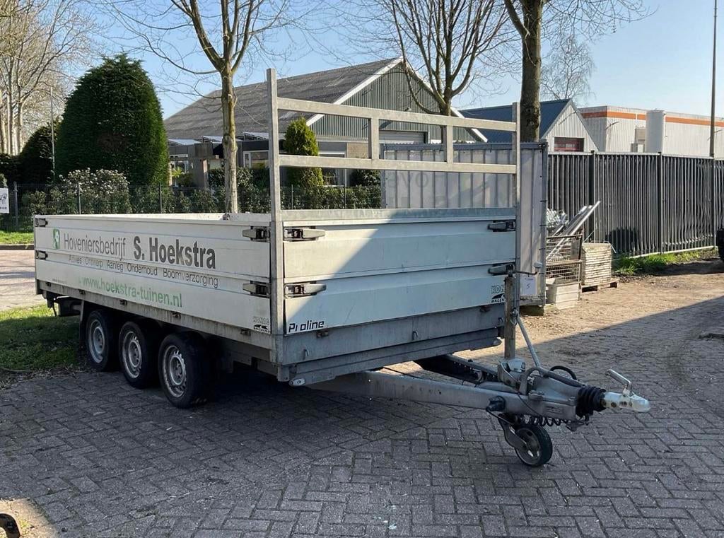 Proline 3-assige kipper | 3500 kg | Elektrisch-hydraulisch, Auto diversen, Aanhangers en Bagagewagens, Ophalen, Gebruikt