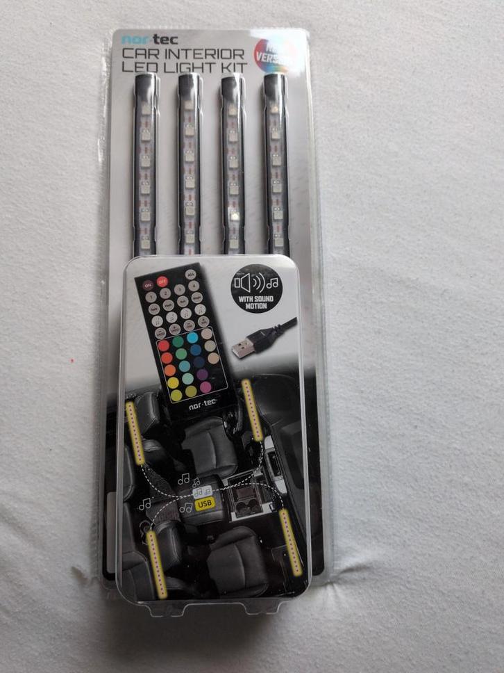 Auto LED Interieur Verlichting Kit met Afstandsbediening, Auto-onderdelen, Verlichting, Universele onderdelen, Nieuw, Ophalen of Verzenden