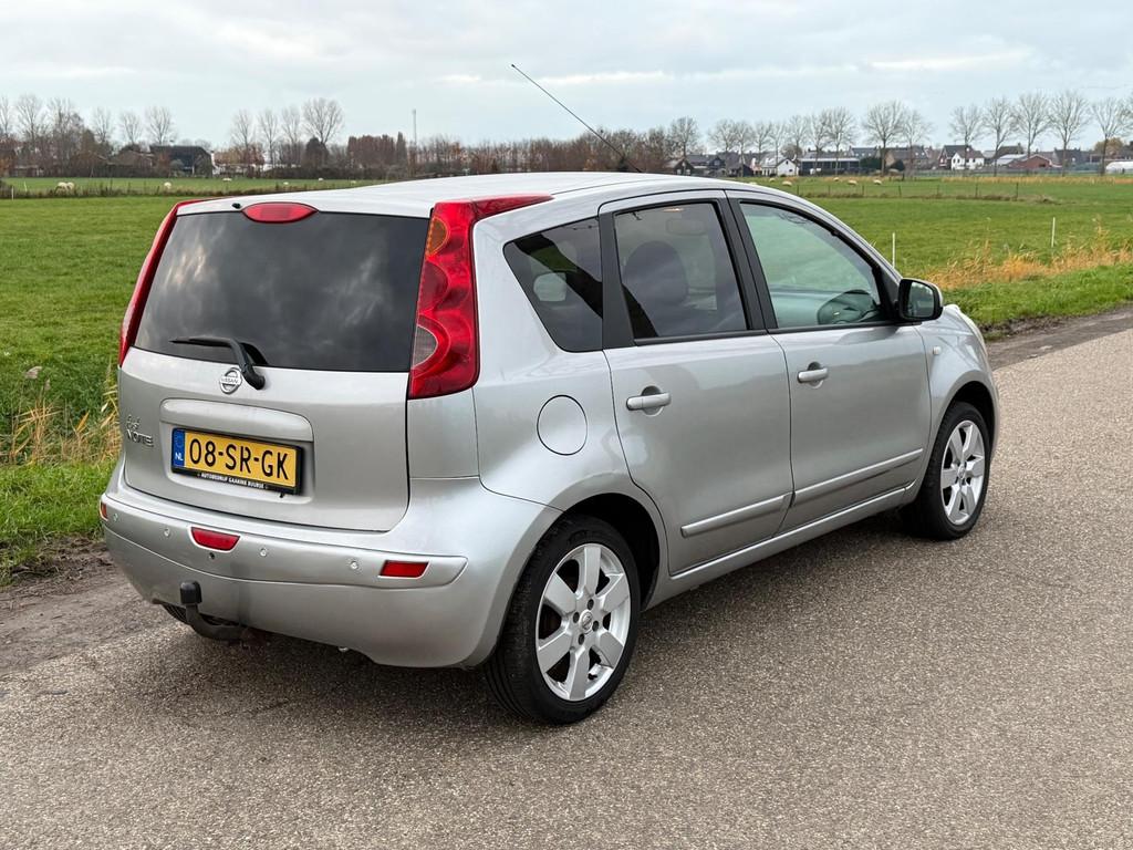 Nissan Note 1.6 First Note APK 04-2026 Airco NAP, Auto's, Voorwielaandrijving, Gebruikt, Zwart, 4 cilinders