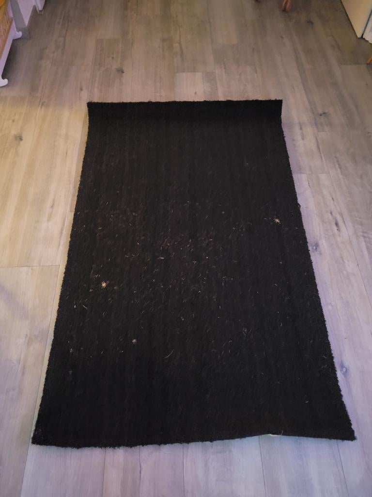 Zwarte kokos mat 123x100cm NIEUW!, Ophalen of Verzenden, Nieuw, Kokos, Droogloopmat