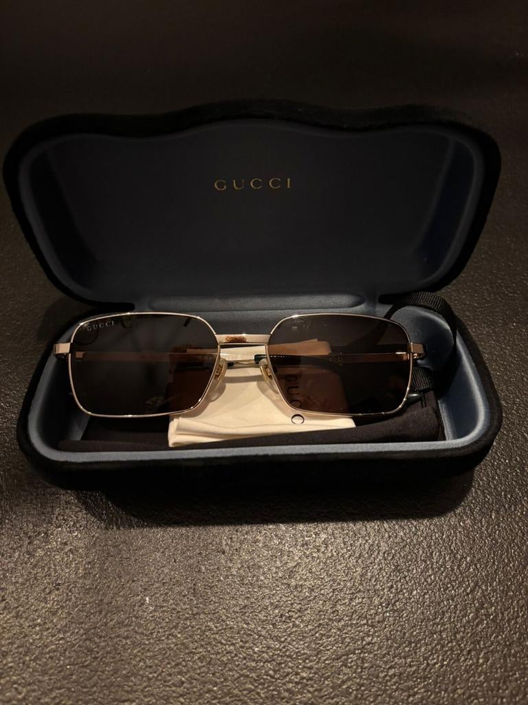 Gucci zonnebril (nieuw), Sieraden, Tassen en Uiterlijk, Zonnebril, Geel, Nieuw, Ophalen