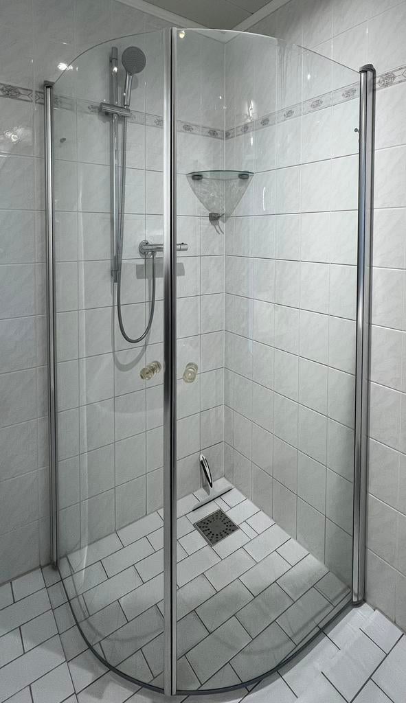 Douchecabine | 90x90 cm Alu-mat Sealskin, Doe-het-zelf en Verbouw, Sanitair, Ophalen of Verzenden, Gebruikt