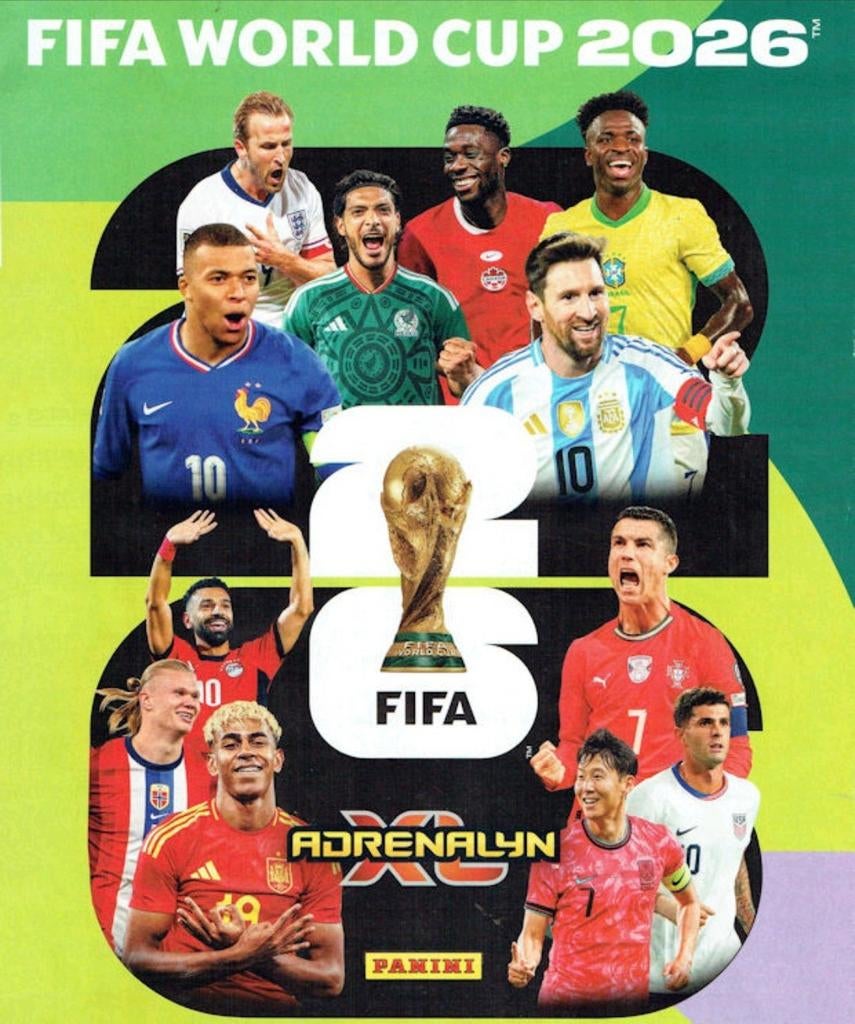 Panini Fifa kaart adrenalyn 365 XL world cup 2026, Ophalen of Verzenden, Zo goed als nieuw, Buitenlandse clubs, Poster, Plaatje of Sticker