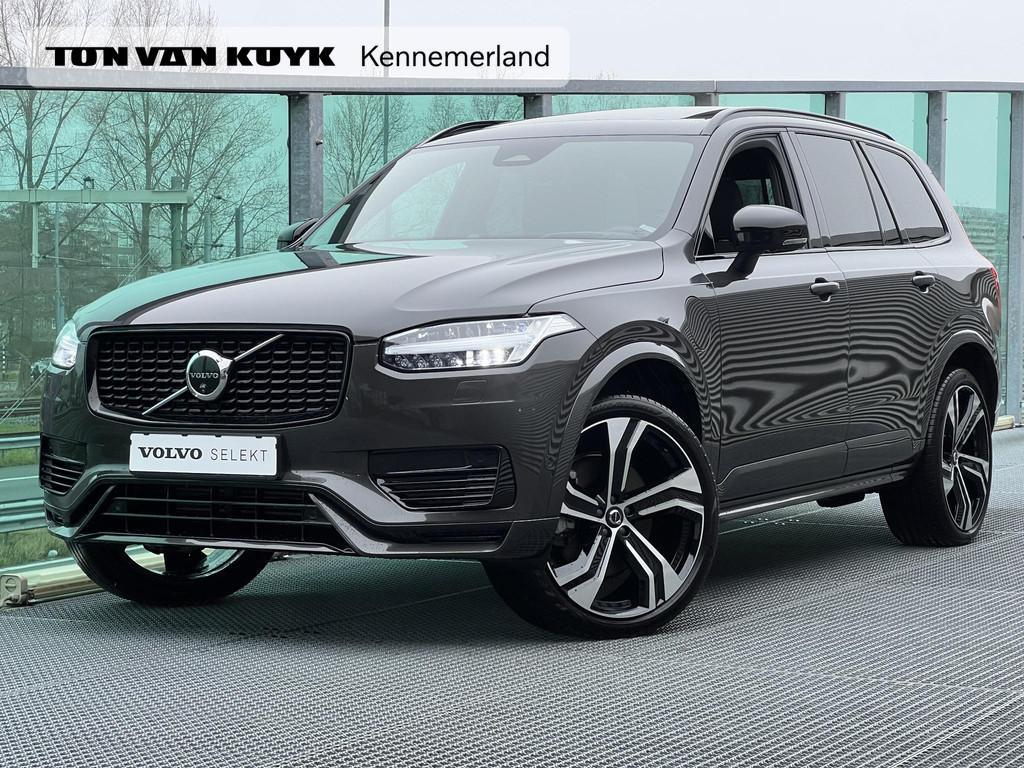 Volvo XC90 2.0 T8 Plug-in hybrid AWD Ultra Dark PHEV Automaa, Gebruikt, 4 cilinders, 7 stoelen, Plug-in hybride