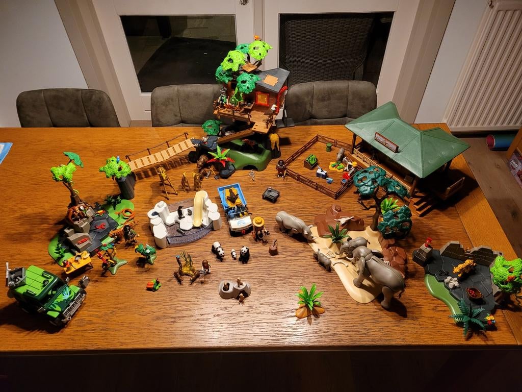 Grote Playmobil Safari & Dierenwereld Collectie, Kinderen en Baby's, Speelgoed | Playmobil, Ophalen, Gebruikt, Complete set