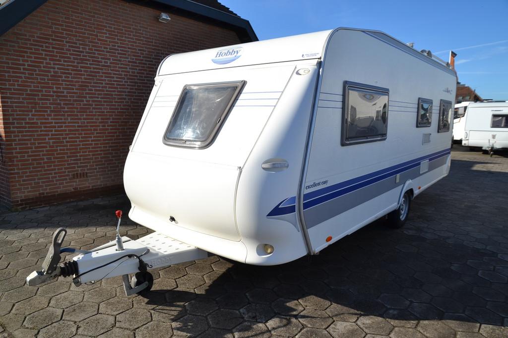 Hobby 540 UL Excellent-Easy - Voortent/Unico verona - 2 Leng, Caravans en Kamperen, Vast bed, Bedrijf, 5 tot 6 meter, Select cars