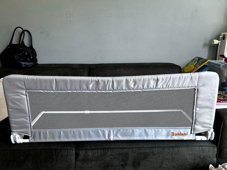 Baninni Bedhekje - Grijs, Kinderen en Baby's, Kinderkamer | Bedden, Ophalen, Gebruikt, Minder dan 140 cm, Matras