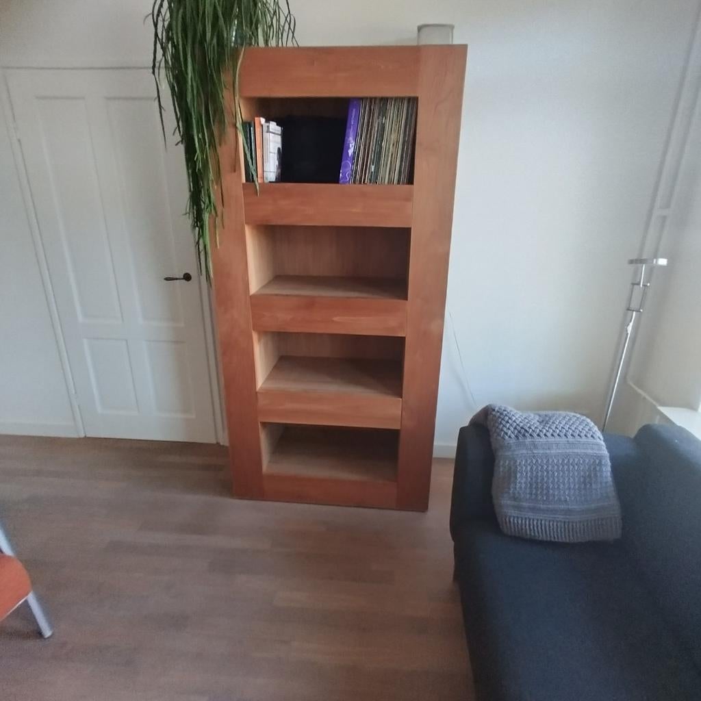 Jagerskast Teak - Ruime Opbergkast met Lades en Planken, Huis en Inrichting, Kasten | Boekenkasten, Gebruikt, 50 tot 100 cm, 150 tot 200 cm
