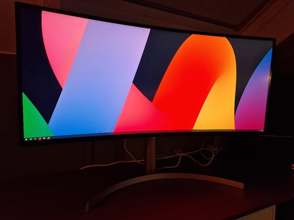 LG 38WN95CP-W monitor, Computers en Software, Monitoren, Gaming, HDMI, IPS, 101 t/m 150 Hz