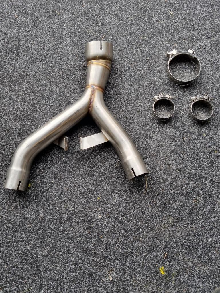 Kawasaki Z1000(SX) mid linkpijp cat delete, z.g.a.n, Motoren, Ophalen of Verzenden