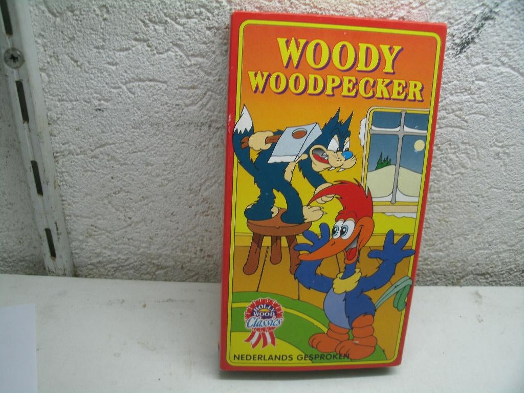 vhs 147a woody woodpecker ned gespr, Cd's en Dvd's, VHS | Kinderen en Jeugd, Alle leeftijden, Ophalen of Verzenden, Gebruikt