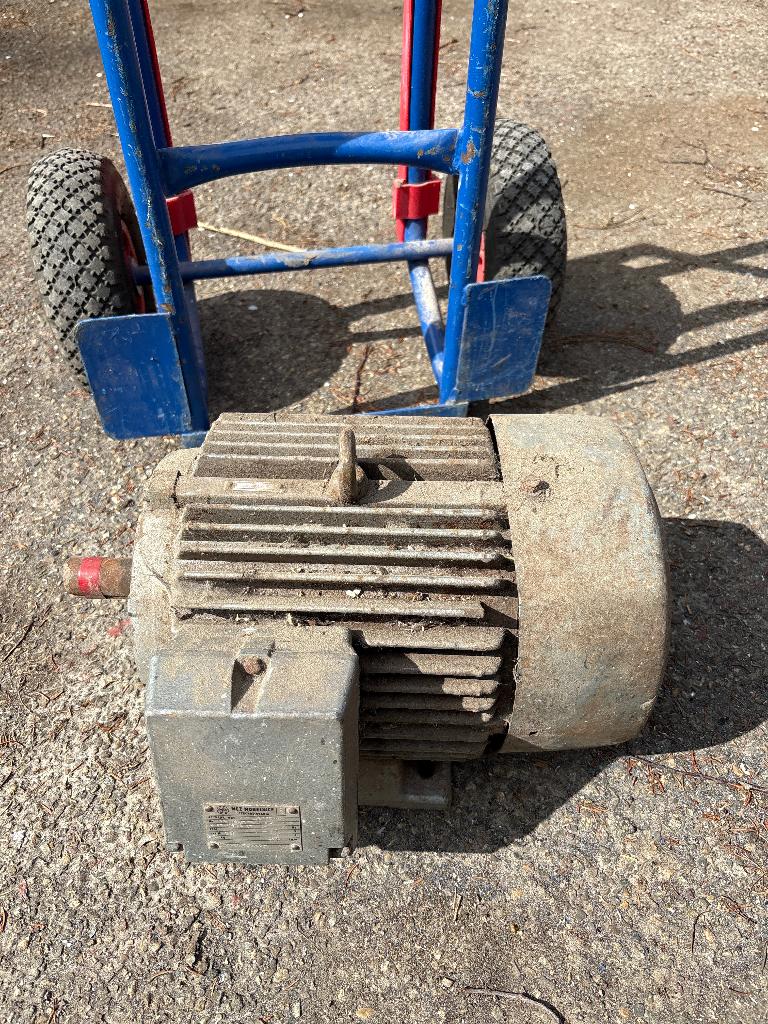 Zware elektromotor 380V 11.8A  2870 rpm, Doe-het-zelf en Verbouw, Motoren, Ophalen, Gebruikt, Elektromotor