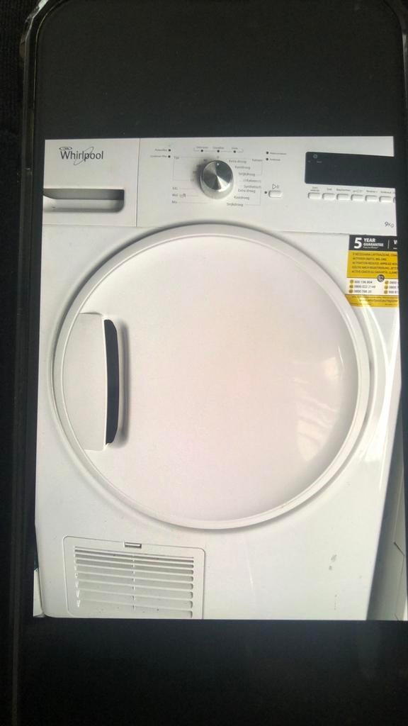 Condens wasdroger 9 kg, Ophalen, Gebruikt, Minder dan 85 cm, 8 tot 10 kg