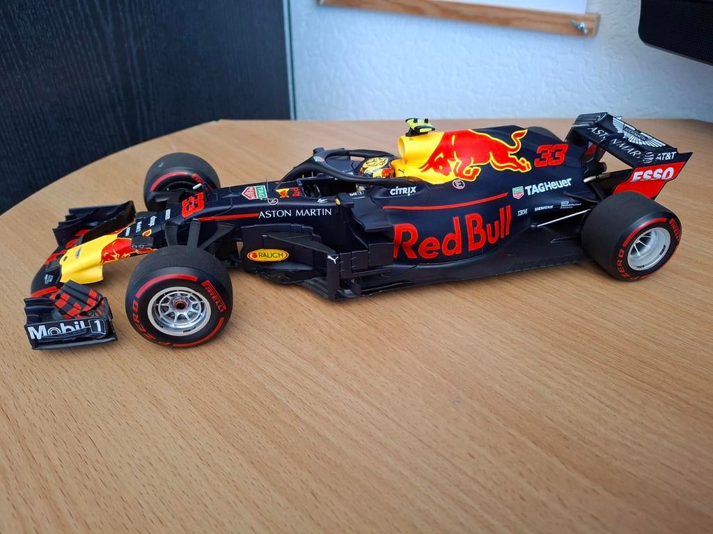 Max Verstappen Red Bull RB14 Oostenrijk GP Minichamps 1:18, Ophalen of Verzenden, Zo goed als nieuw, Auto, MiniChamps