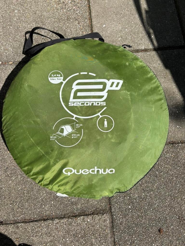 Quechua 2 seconds tent, Caravans en Kamperen, Tenten, Ophalen of Verzenden, Zo goed als nieuw, Tot en met 2