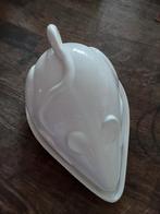 Witte keramische muis botervloot of kaas, Ophalen of Verzenden