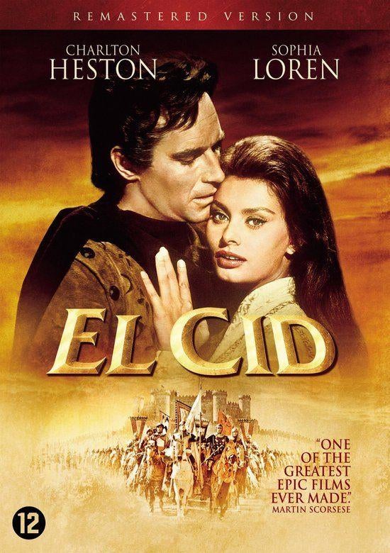 el cid ( charlton heston , sophia loren , raf vallone ), Cd's en Dvd's, Vanaf 16 jaar, 1980 tot heden, Ophalen of Verzenden, Zo goed als nieuw