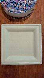 Wegwerp borden van suikerriet, Ophalen, Overige materialen, Nieuw, Bord(en)