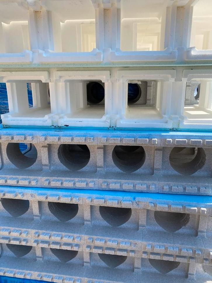 Polystyreen zwembadbouw blokken - Direct af te halen, Tuin en Terras, Zwembaden, Nieuw, Inbouwzwembad, 80 tot 120 cm, 400 cm of meer