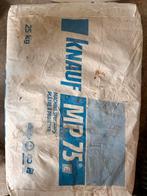 Knauf MP75 Machine Spuitgips 25kg - Voor wanden en plafonds, Ophalen, Nieuw, Wit