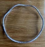1 armband met zilveren glittertjes, Ophalen of Verzenden, Zo goed als nieuw, Zilver, Overige materialen