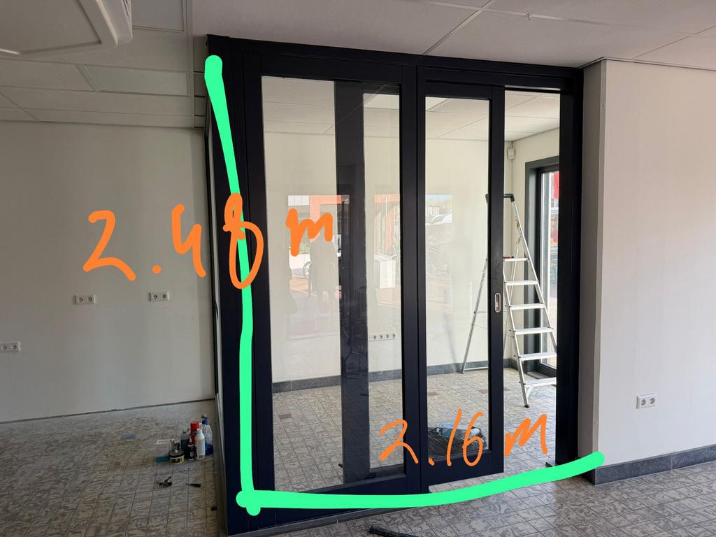 Pui inclusief schuifdeur, Ophalen, Gebruikt, Schuifdeur, 120 cm of meer