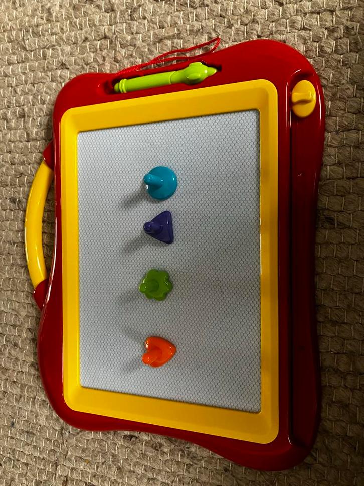 Magnetisch Tekenbord met Stempels voor Kinderen, Kinderen en Baby's, Speelgoed | Educatief en Creatief, Zo goed als nieuw, Knutselen