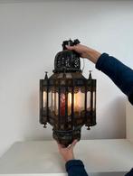 Marokkaanse lamp, Ophalen, 50 tot 75 cm, Zo goed als nieuw, Glas