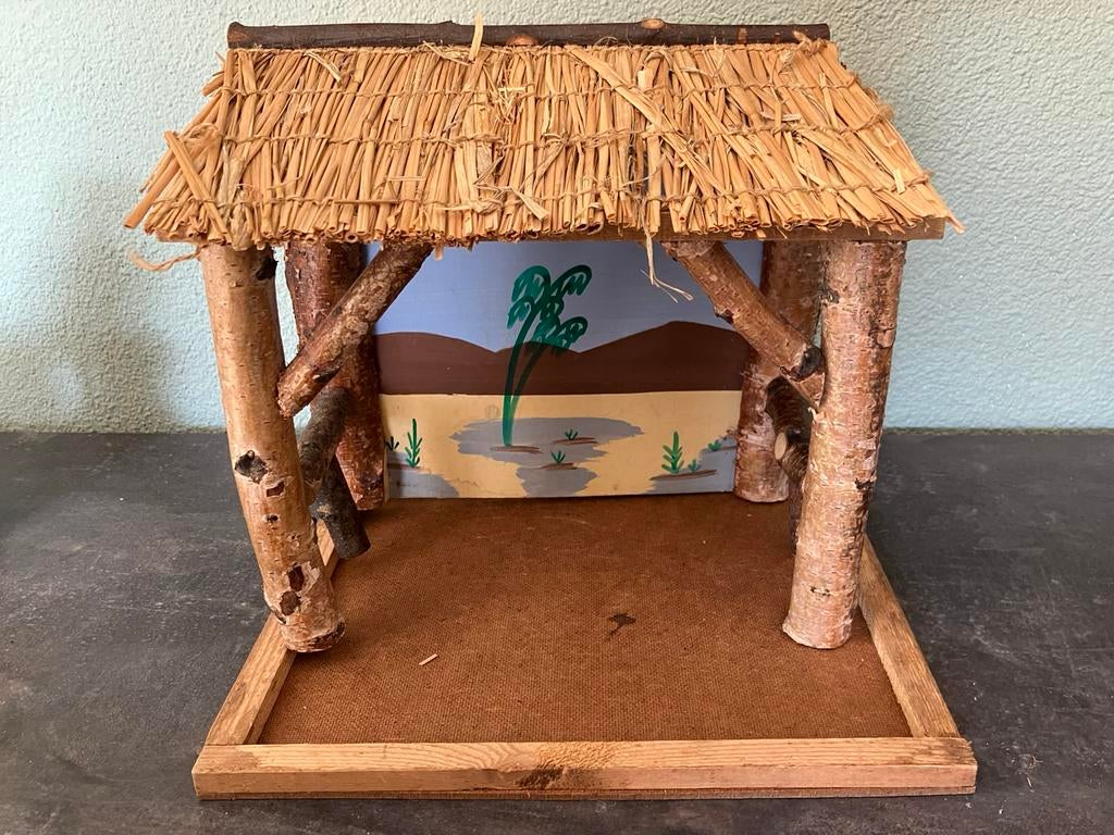 KerstStalletje. Zeer handig in mekaar zetten en opruimen, Ophalen, Zo goed als nieuw