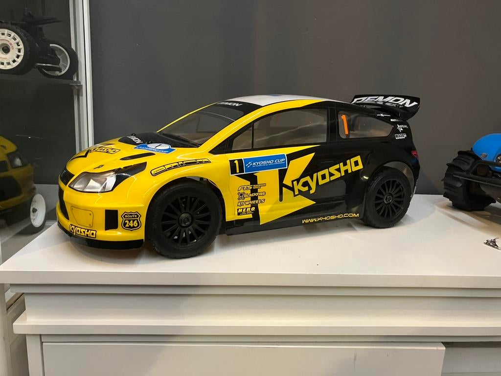 Kyosho Rally VE Brushless auto, Elektro, Auto offroad, Nieuw, Ophalen of Verzenden