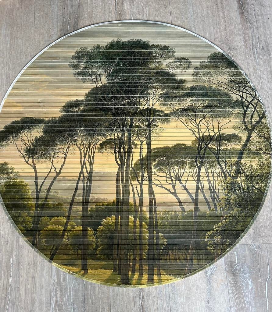Schilderij by Boo van bamboe rond groen, Huis en Inrichting, Woonaccessoires | Wanddecoraties, Ophalen of Verzenden, Zo goed als nieuw