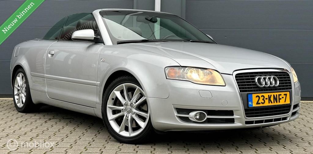 Audi A4 Cabriolet 2.0 TFSI 200PK Bi-Xenon/DRL/Navi+/Leder/Cl, Auto's, Audi, Voorwielaandrijving, Gebruikt, 4 cilinders, 4 stoelen