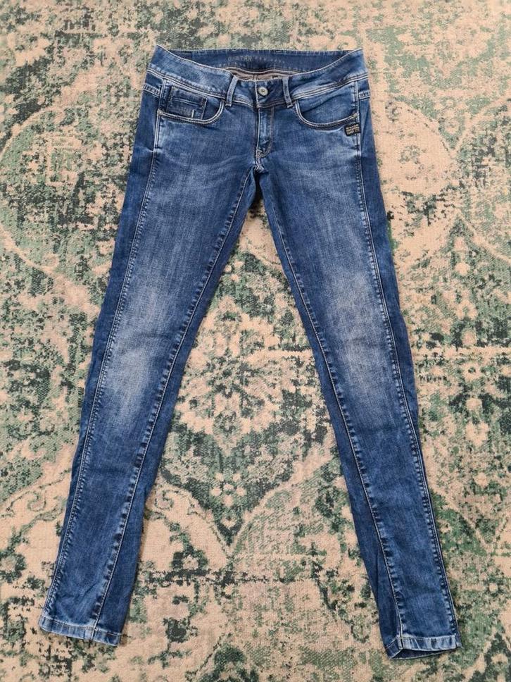 G-star raw 5204 skinny W30 L34 Dames Tulsi3034 Blauw, Kleding | Dames, Spijkerbroeken en Jeans, Zo goed als nieuw, W30 - W32 (confectie 38/40)