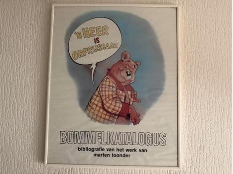 Olie B. Bommel Poster in Lijst. Afmeting 51 x 41 cm, Ophalen of Verzenden, Olivier B, Bommel en Tom Poes, Zo goed als nieuw, Plaatje, Poster of Sticker