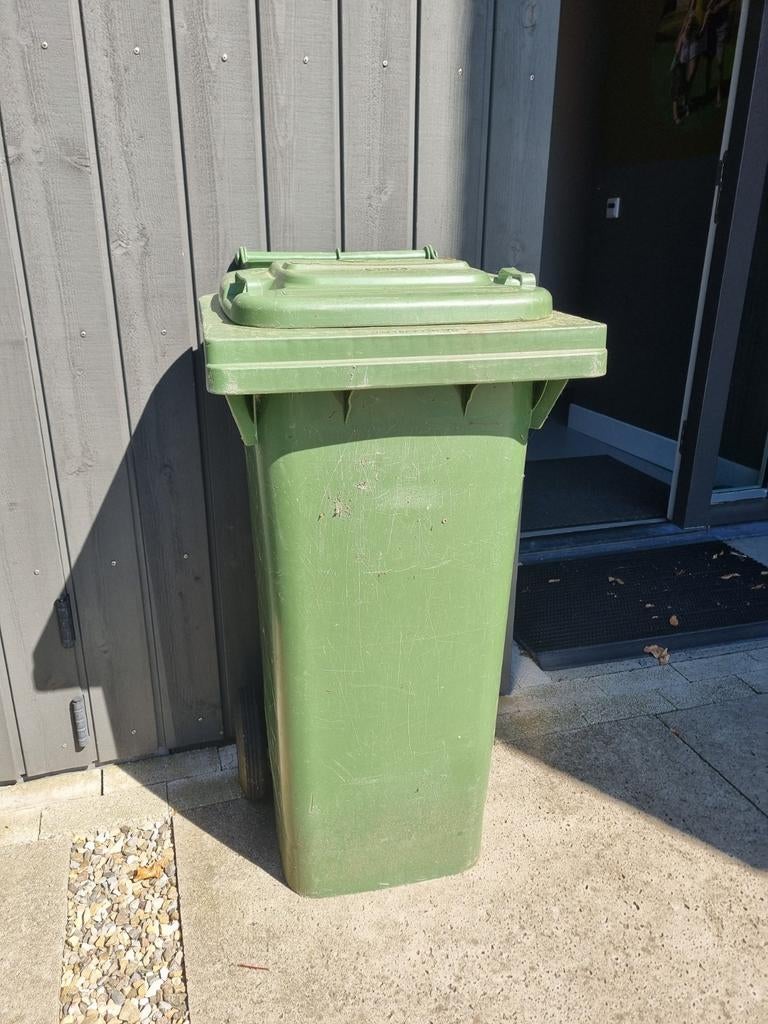 Groene Kliko afvalcontainer 240L - 2005, Ophalen, Kunststof, Gebruikt, 40 liter of meer