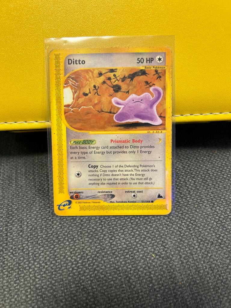 Ditto 51/144 Pokémon Kaart 2003, Hobby en Vrije tijd, Verzamelkaartspellen | Pokémon, Ophalen of Verzenden, Gebruikt, Losse kaart