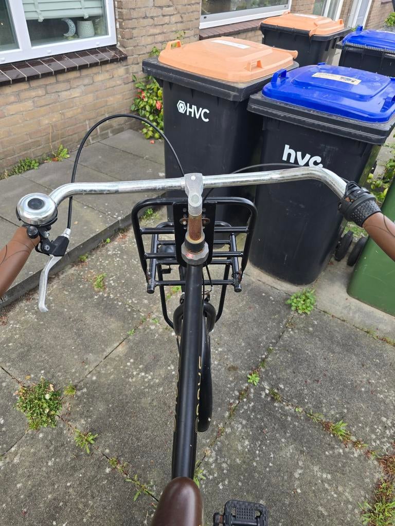 Zwarte fiets, Fietsen en Brommers, Ophalen of Verzenden, Gebruikt, 1 kind